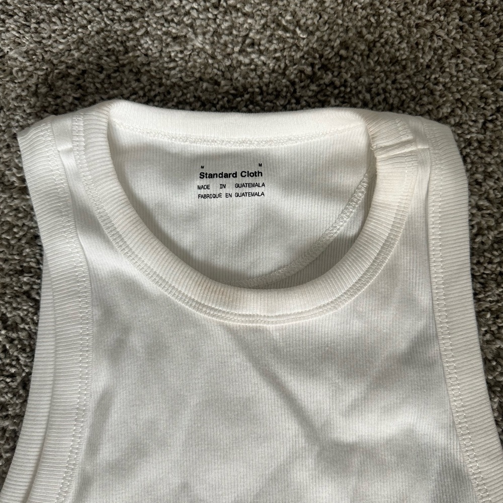 Standard white tank top